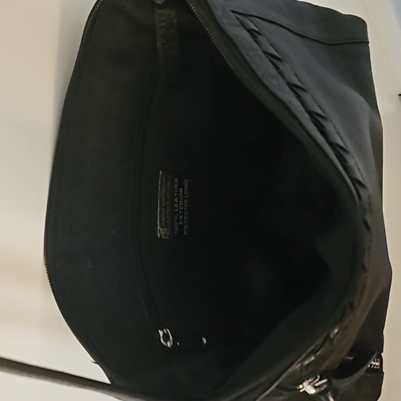 GREAT AMERICAN LEATHER WORKS Black Soft Pebble Leather Western Crossbody Bag - Picture 11 of 15